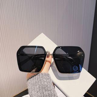 Geometric Alloy Sunglasses