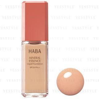 Haba - Mineral Essence Liquid Foundation Spf 20 Pa++ (#01 Pink Ocher) 30ml