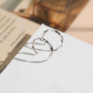 925 Sterling Silver Hook Earring As Shown In Figure - One Size