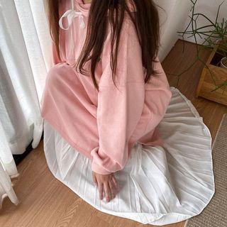 Plus Size Long Pleated Skirt
