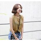 Sleeveless Glittered Top