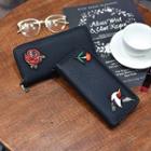 Embroidery Long Wallet