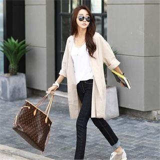 Open-front Longline Blazer