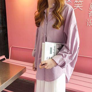 Oversized Plain Blouse