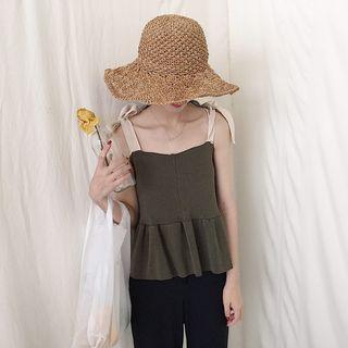 Color-block Loose-fit Camisole Top