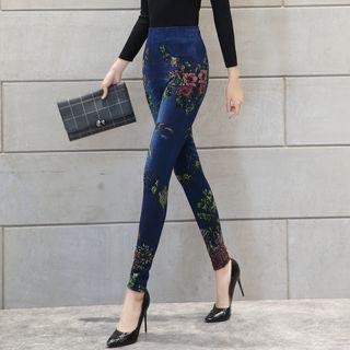 Floral Print Jeggings