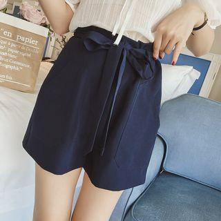 High-waist Lace Wide-leg Pants