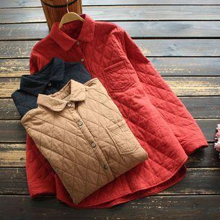 Long-sleeve Quilted Shirt