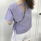 Two-way Short-sleeve Top