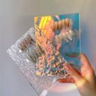 Alloy Embossed Glass Nail Art Display Tray / Board