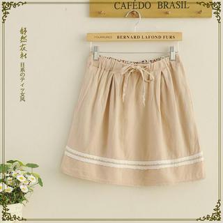 Lace Trim Skort