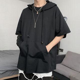 Hooded Tank Top / Short-sleeve T-shirt