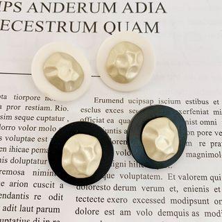 Acrylic & Alloy Disc Earring