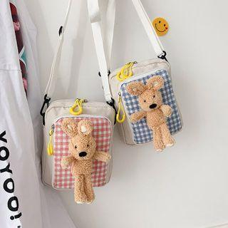 Rabbit Plaid Crossbody Bag