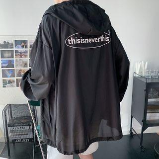 Hooded Loose-fit Light Cardigan