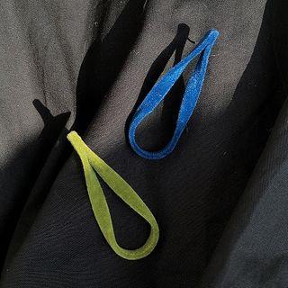 Waterdrop-shaped Drop Earring / Clip-on Earring