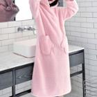 Hooded Long-sleeve Sleep Dress