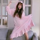 Fleece Hooded Nightdress