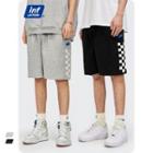 Checker Cotton Shorts