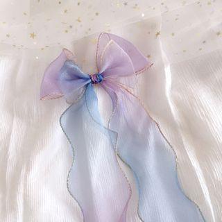 Gradient Mesh Bow Hair Clip