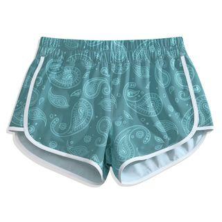 Paisley Patterned Swim Shorts