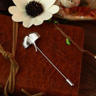 Ginkgo Leaf Brooch