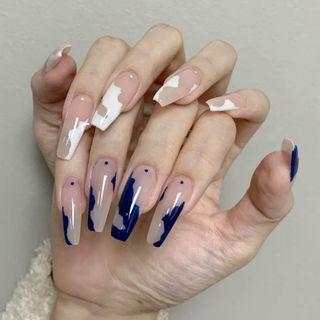 Nude Art False Nail W009 - One Size