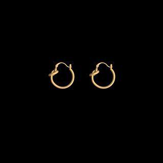 Geometry Hoop Drop Earring 1 Pair - Earrings - One Size
