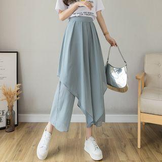 Irregular Chiffon Culottes