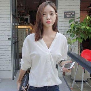 Reversible Bow Blouse