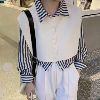 Cape / Striped Shirt