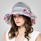 Printed Silk Sun Hat