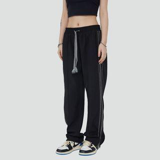Drawstring Zip Pants