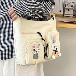 Cartoon Applique Cross Bag