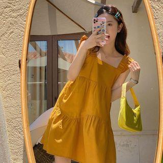 Square-neck Sleeveless Blouse / Shift Dress