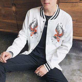 Phoenix Embroidered Baseball Jacket