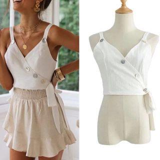 Tie-side Blouse