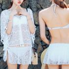 Set: Bikini + Tassel Cover-up