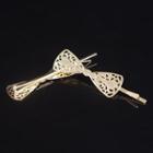 Cutout Bow-accent Hair Pin