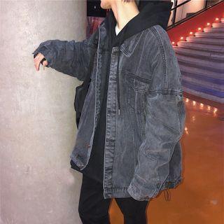 Long Sleeve Retro Denim Jacket