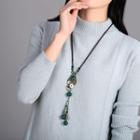 Agate Long Necklace