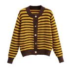 Striped Cardigan Stripe - Yellow - One Size