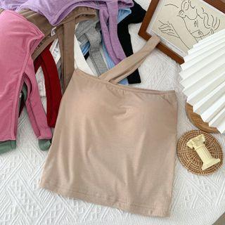 Details Asymmetric Camisole Top In 10 Colors