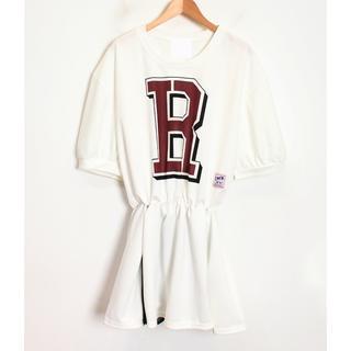 Short-sleeve Lettering Dress