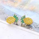 Alloy Pineapple Earring As Shown In Figure - One Size