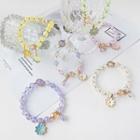Flower Faux Crystal Bracelet (various Designs) / Set