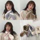 Two-tone Chenille Scarf