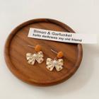 Bow Drop Earring Bow Drop Earring - White - One Size