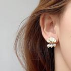 Faux Pearl Drop Earring 1 Pair - Earrings - Faux Pearl & Cloud - One Size