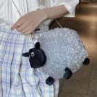 Plush Sheep Crossbody Bag